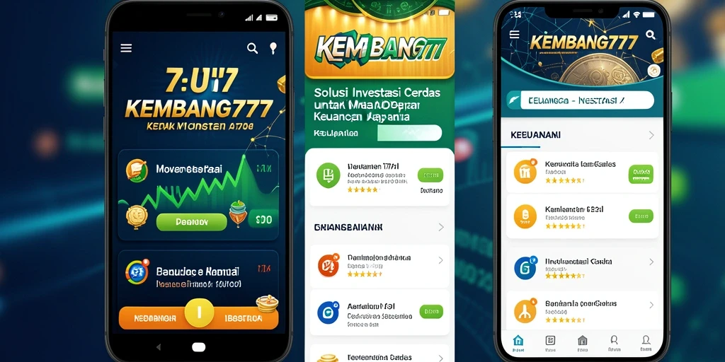 Tampilan antarmuka KEMBANG777 yang modern dan user-friendly.