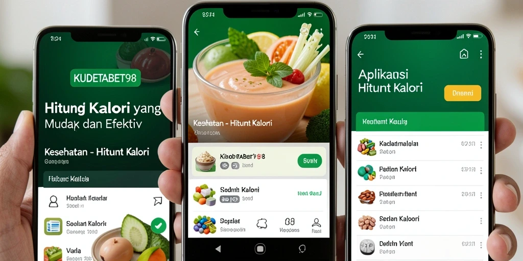 Tampilan antarmuka KUDETABET98 untuk hitung kalori yang informatif dan mudah dipahami.