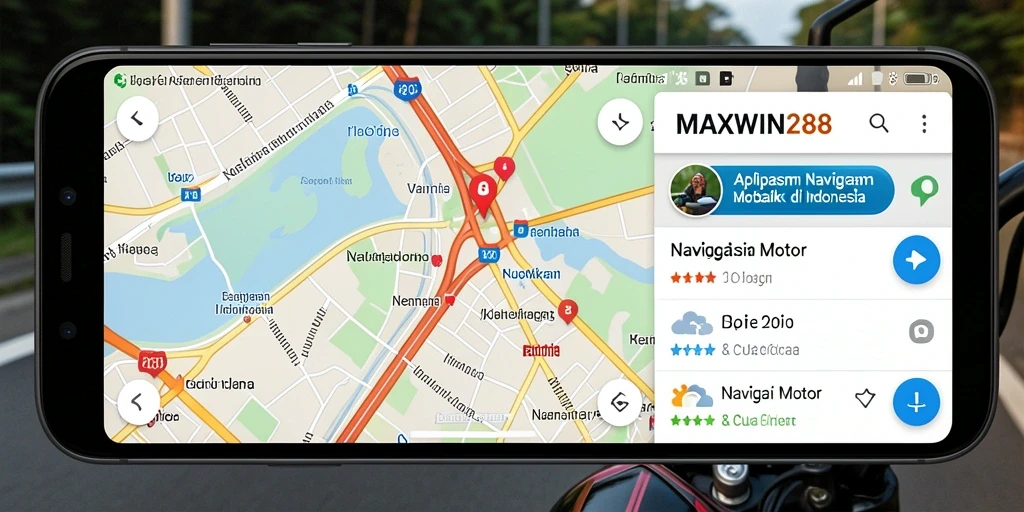 Antarmuka modern aplikasi MAXWIN288 untuk navigasi motor.