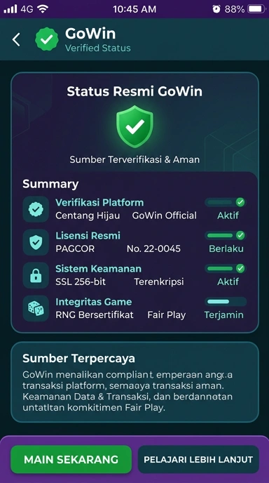Halaman Resmi Unduh APK gowin untuk Android